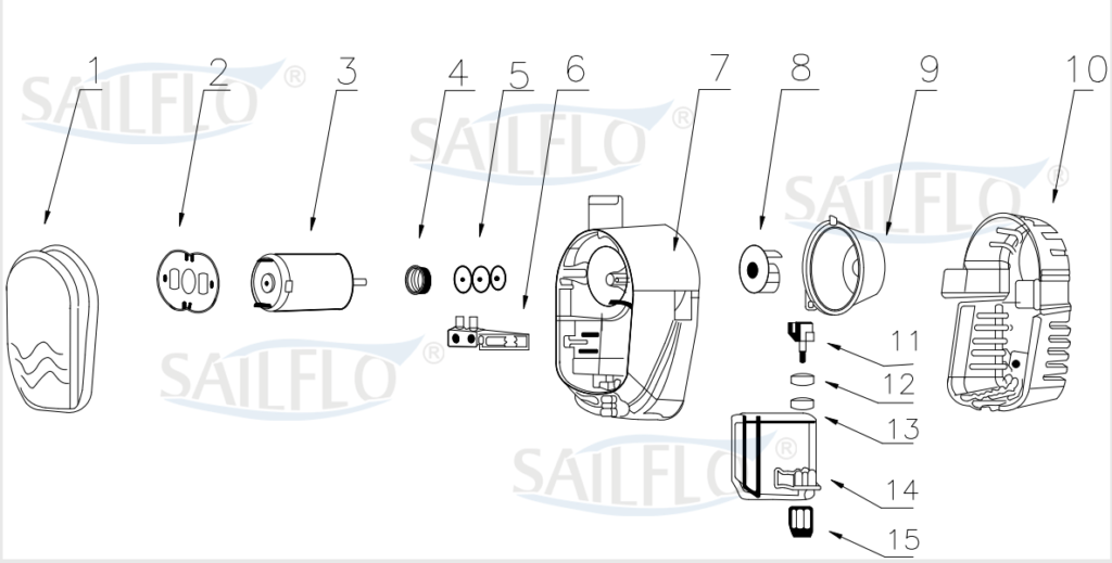 Sailflo 1100GPH Automatic Bilge Pump SAILFLO PUMP
