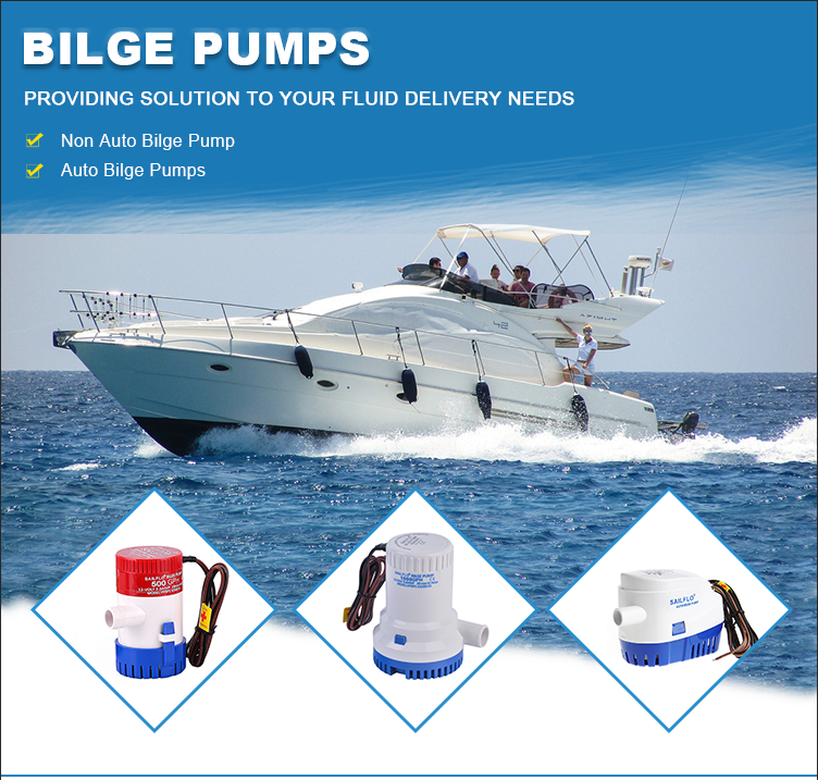HYBP2 G1100-02 Automatic Bilge Pumps Silent Complete submersible Keenso 24V Boat Marine Pump