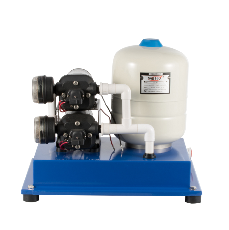 SAILFLO Diaphragm Pump Water Pressure Booster System with tank (Dubble